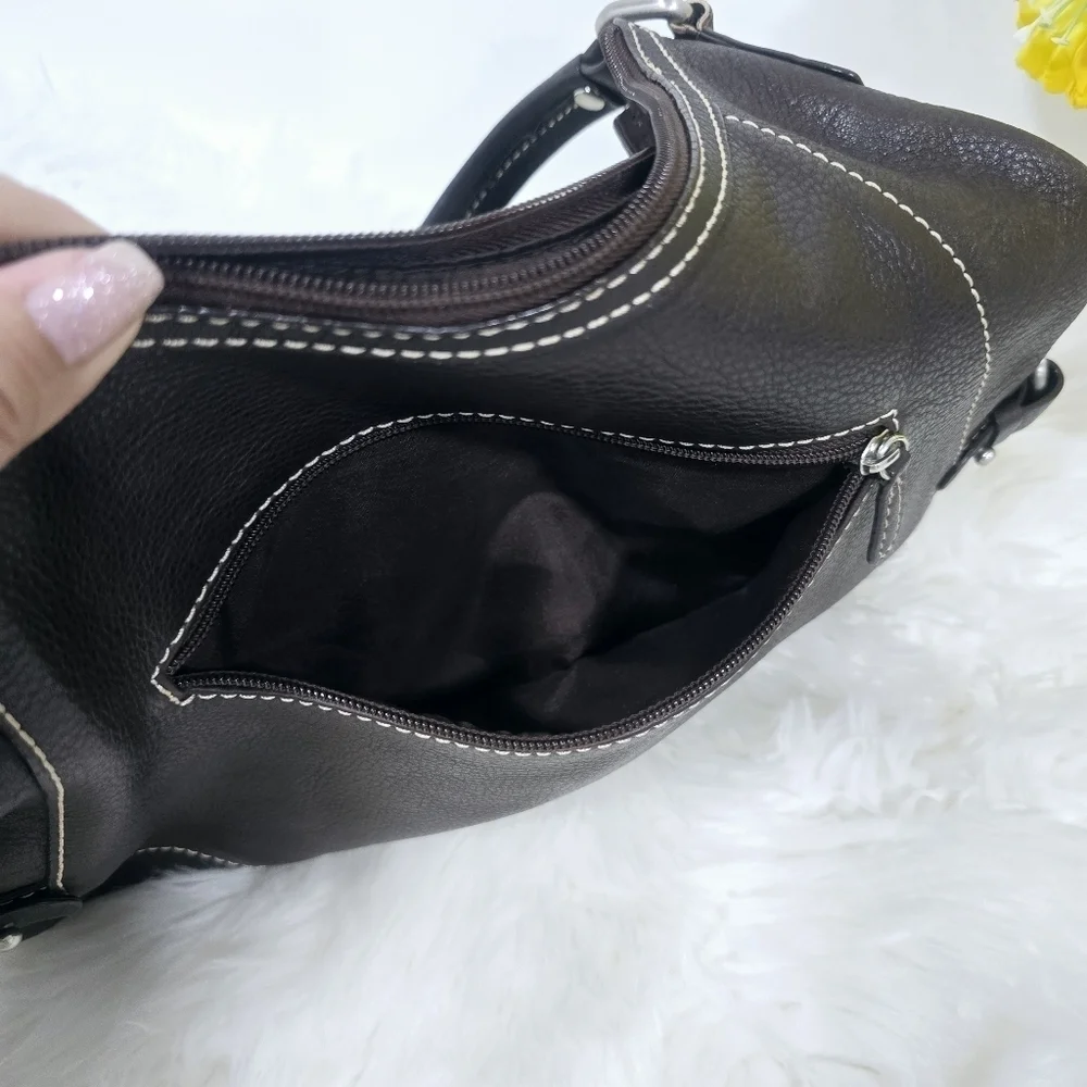 Giani Bernini brown leather Hobo Bag